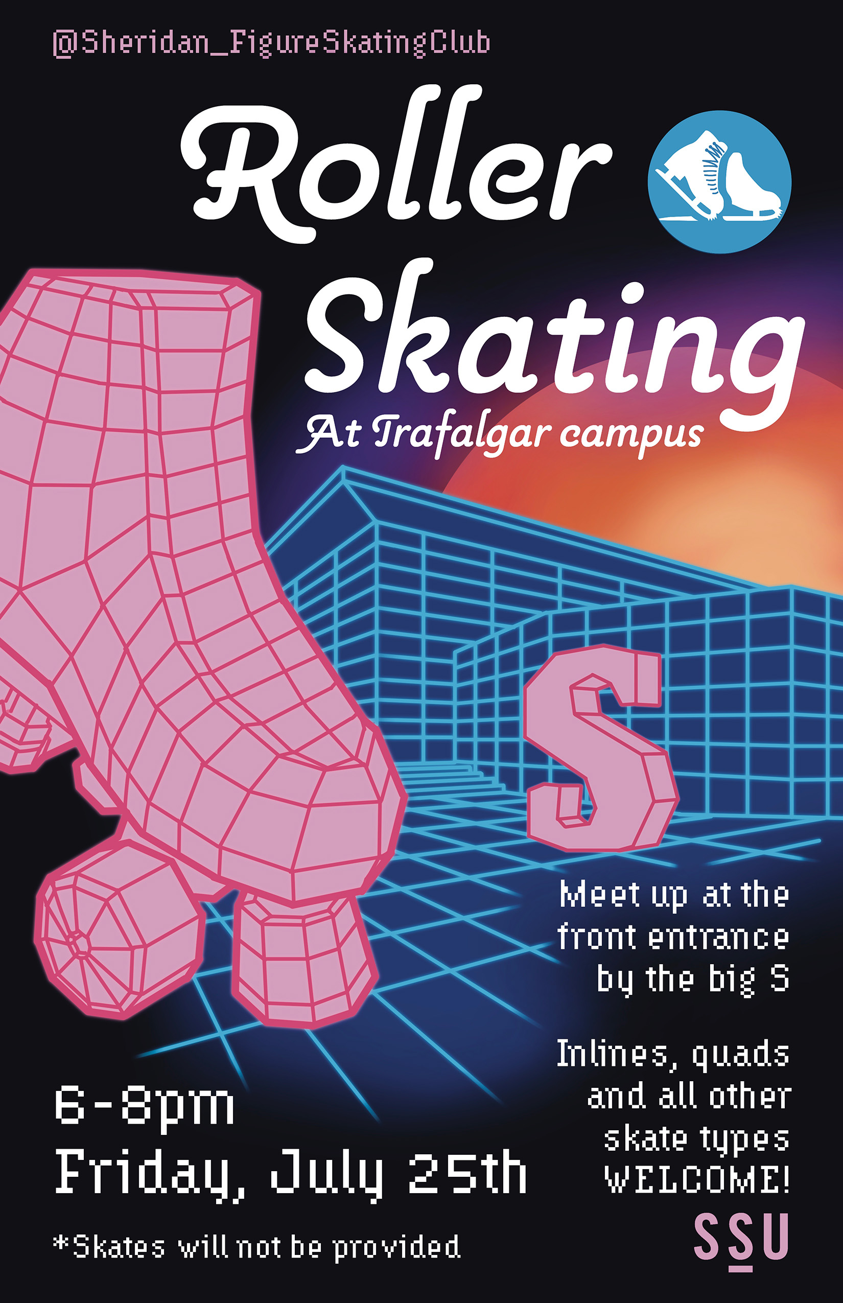 Rollerskating Poster